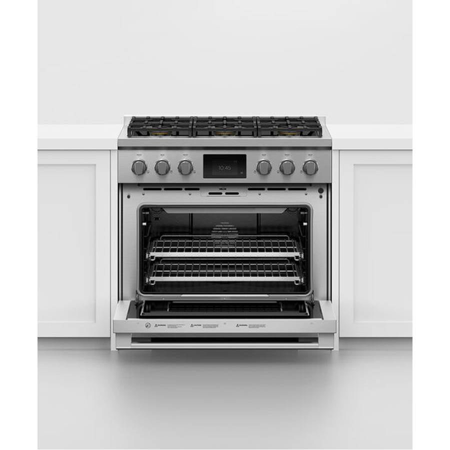 36' Range, 6 Burners, Self-cleaning, Natural Gas