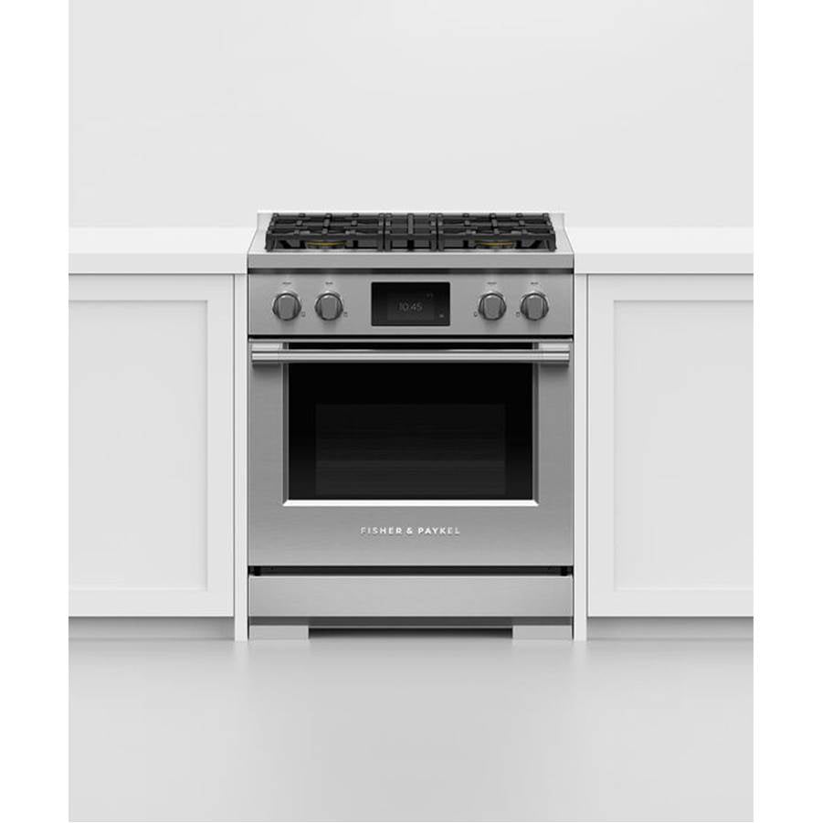 30' Range, 4 Burners, Self-cleaning, LPG