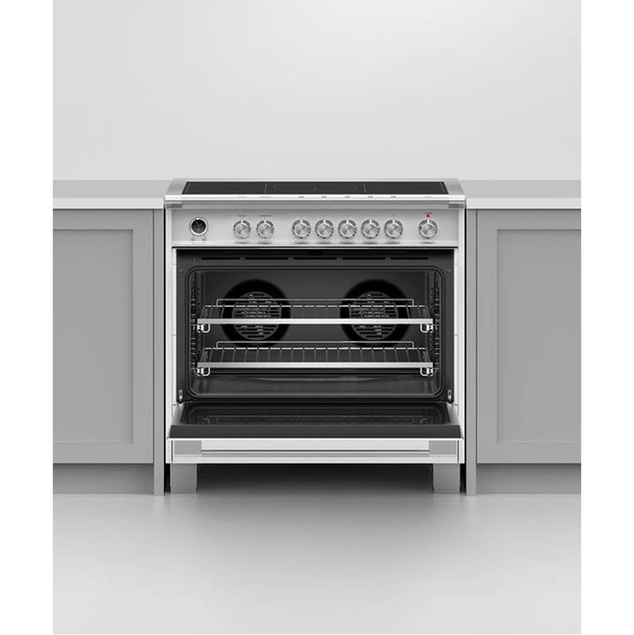 36'' Range, 5 Zones with SmartZone, Self-cleaning, White