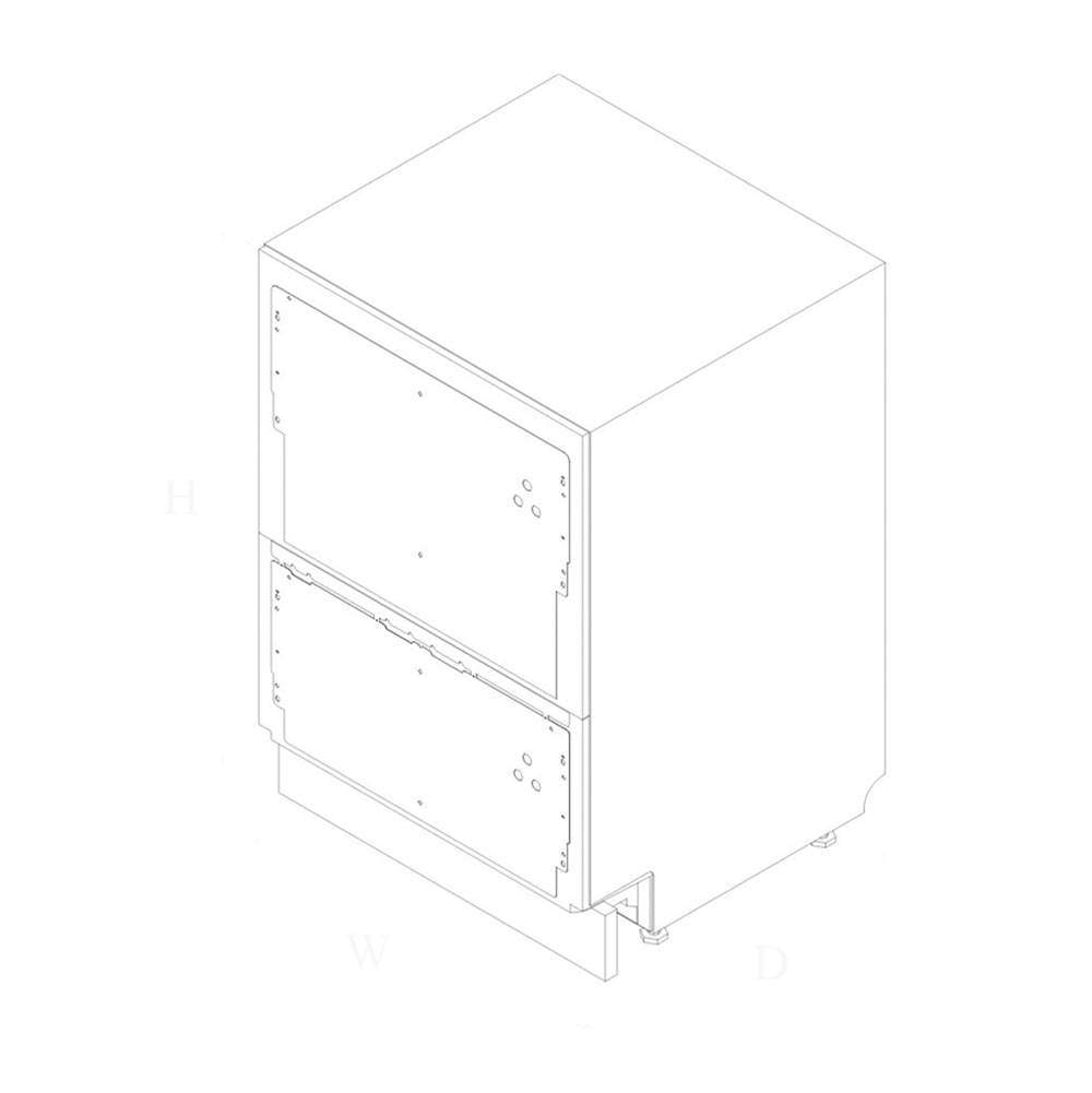Fisher & Paykel - Integrated, Tall, Panel Ready, 8 Wash Cycles, 14 Place Settings, Stainless Steel Interior, Water Softener