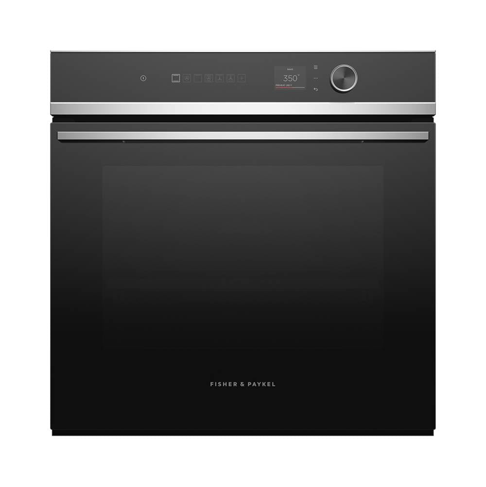 Fisher & Paykel - 24'' Oven, 16 Function, Touch Display with Dial, Self-cleaning - New Contemporary Styling - Stainless Steel