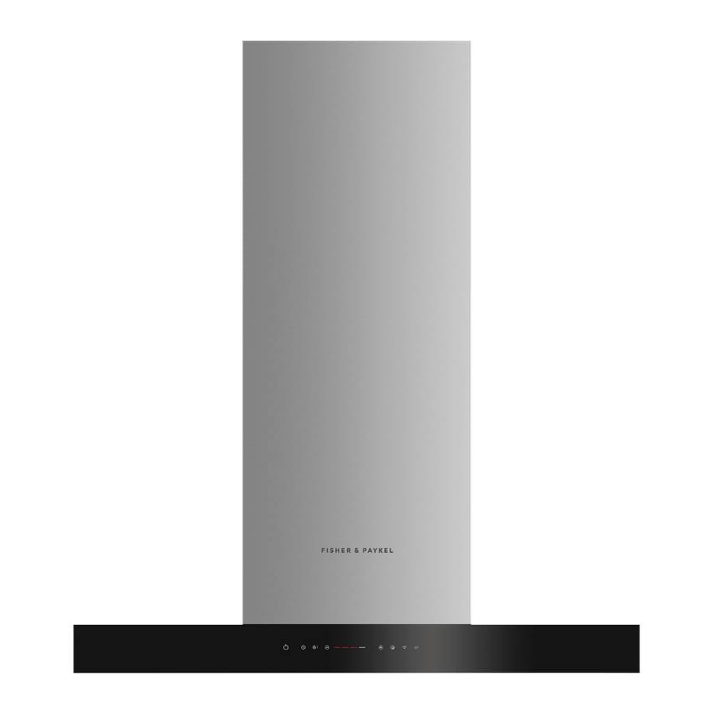 Fisher & Paykel - 30'' Box Chimney Range Hood, 400 CFM - Wi-Fi Enabled