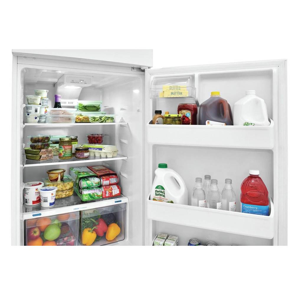 Frigidaire - 17.6 Cu. Ft. Top Freezer Refrigerator - White
