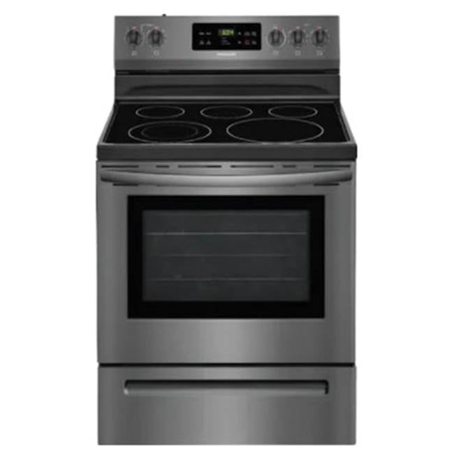 Frigidaire - 30'' Electric Range - Black Stainless Steel