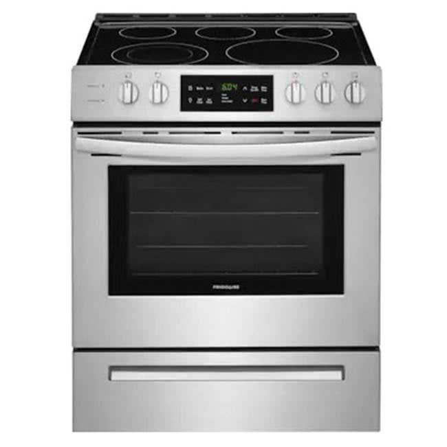 Frigidaire - 30'' Front Control Freestanding Electric Range - Stainless Steel