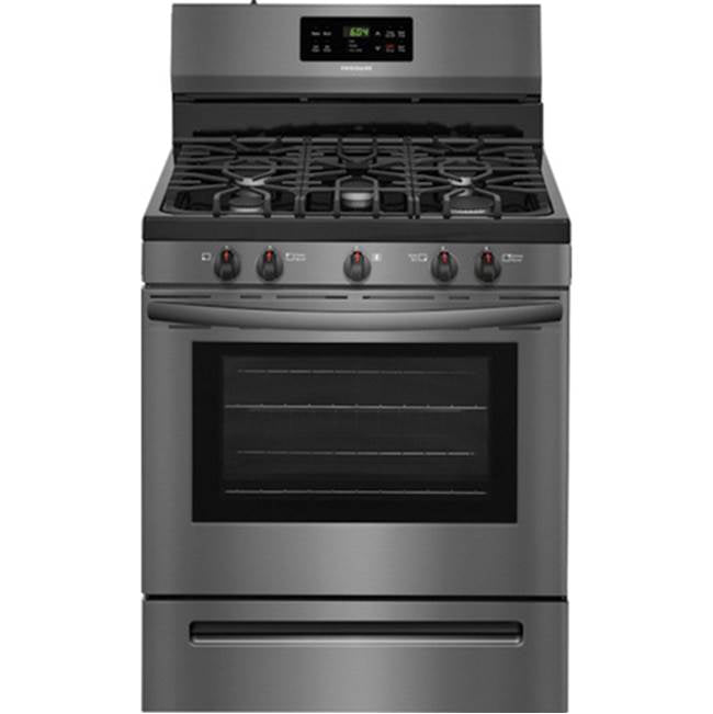 Frigidaire - 30'' Gas Range - Black Stainless Steel