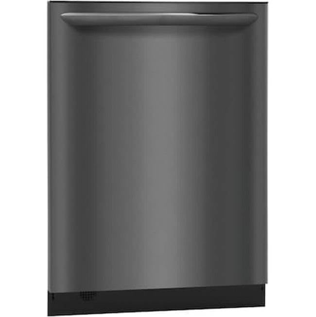 Frigidaire - 24'' Built-In Dishwasher with Dual OrbitClean Wash System - Black Stainless Steel