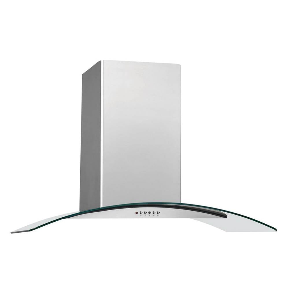 36'' Glass Canopy Wall-Mount Hood