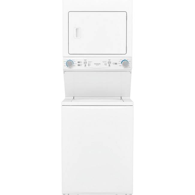 Frigidaire - Electric Washer/Dryer Laundry Center - 3.9 Cu. Ft Washer and 5.6 Cu. Ft. Dryer - White