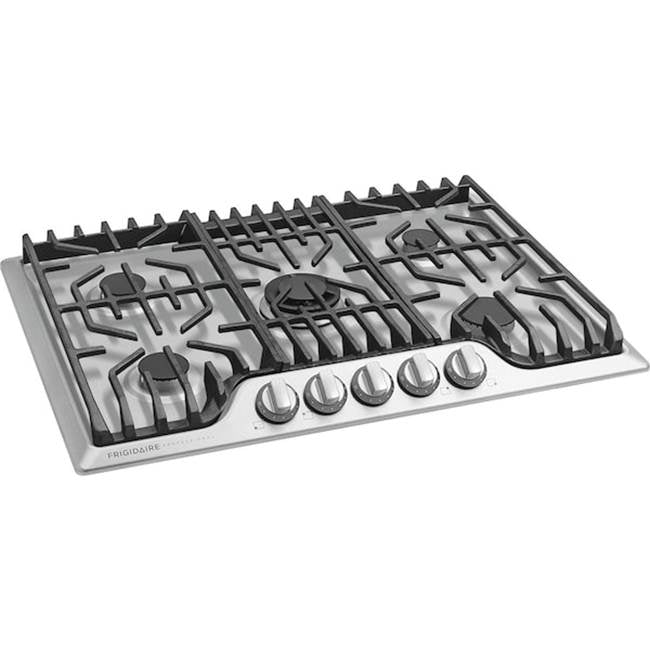 Frigidaire - 30'' Gas Cooktop with Griddle - Stainless Steel