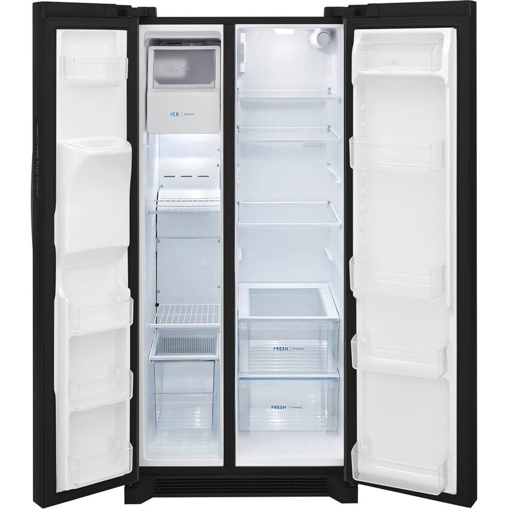 22.2 Cu Ft 33'' SD Side by Side Refrigerator Smooth Finish