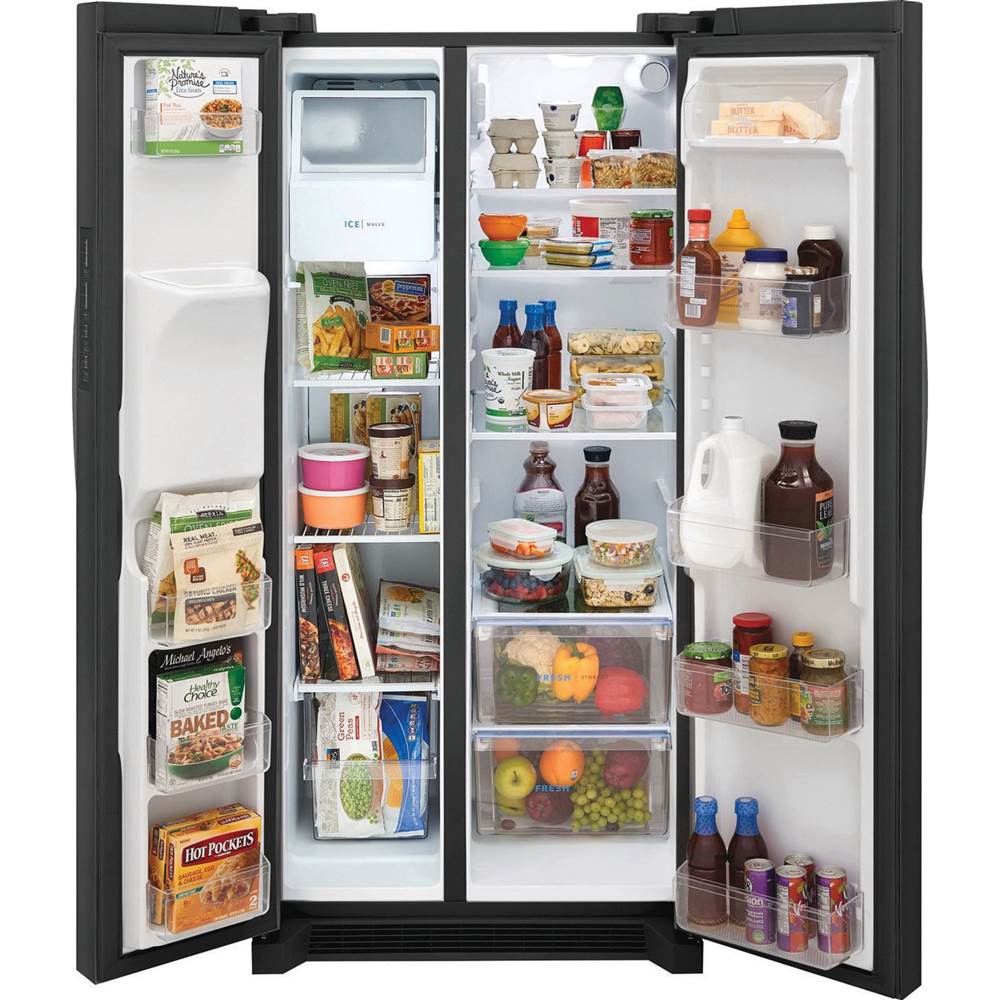 22.2 Cu Ft 33'' SD Side by Side Refrigerator Smooth Finish