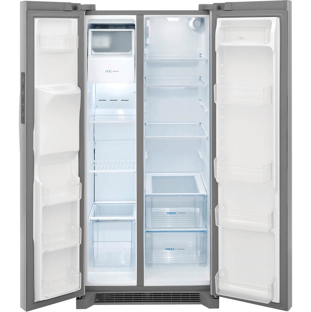 22.2 Cu Ft 33'' SD Side by Side Refrigerator Smooth Finish