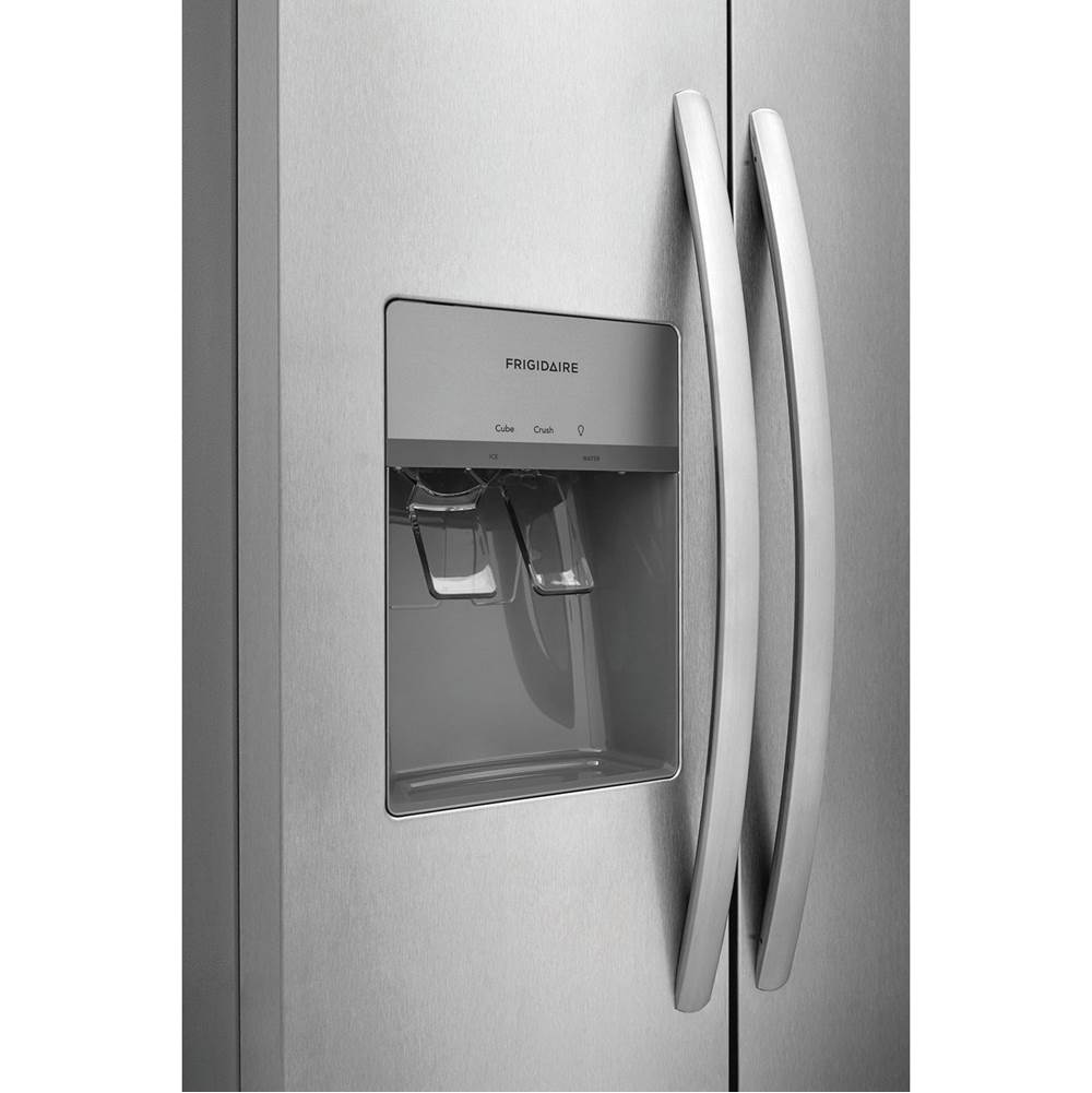 22.2 Cu Ft 33'' SD Side by Side Refrigerator Smooth Finish