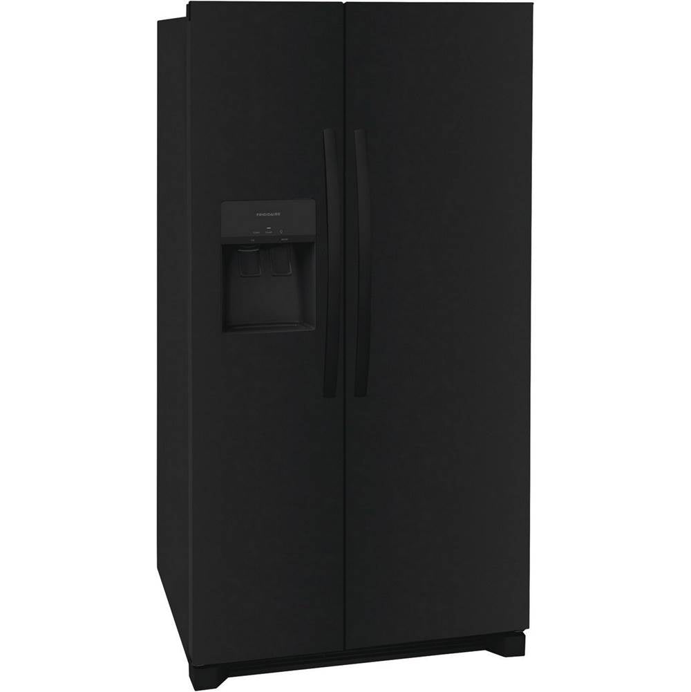Frigidaire - 25.6 Cu Ft 36'' SD Side by Side Refrigerator - Black