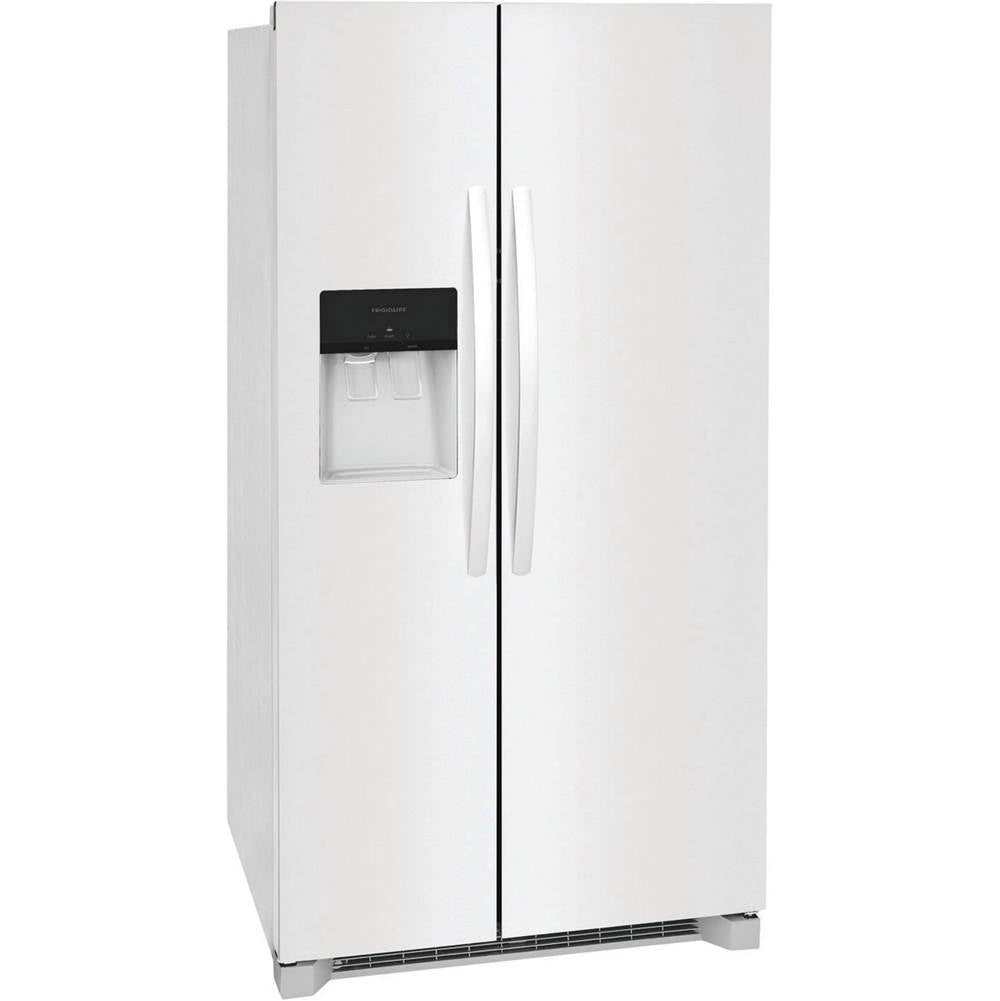 Frigidaire - 25.6 Cu Ft SD Side by Side Refrigerator - White
