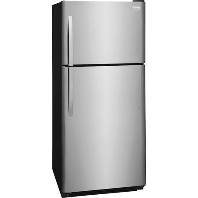 Frigidaire - 20.5 Cu. Ft. Top Freezer Refrigerator - Stainless Steel