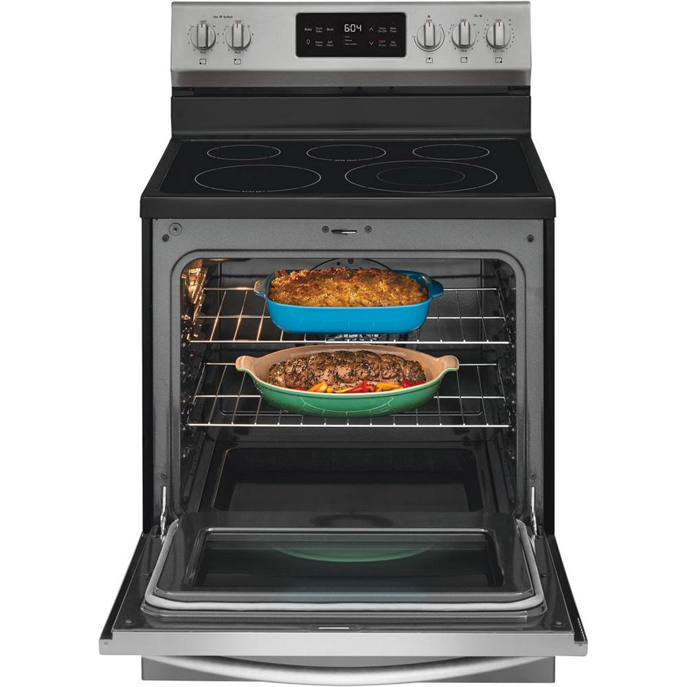 30'' Freestanding Electric Range with Steam Clean