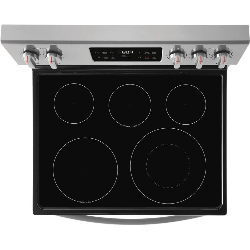 30'' Freestanding Electric Range with Steam Clean