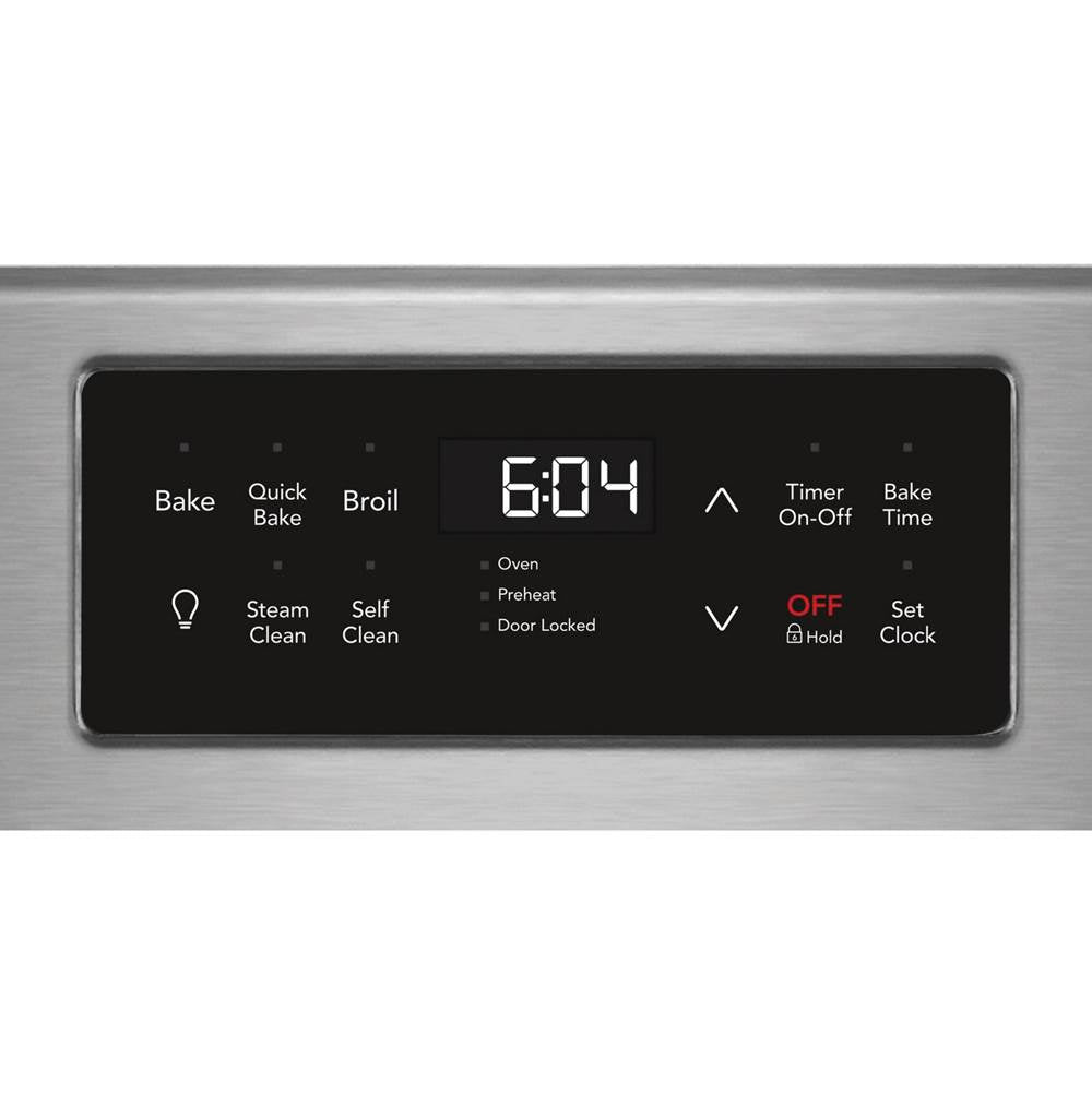 30'' Freestanding Electric Range with Steam Clean