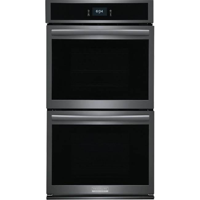 Frigidaire - 27'' Electric Double Wall Oven - Black Stainless Steel