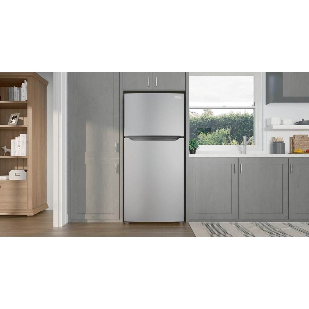 Frigidaire - 20.0 Cu. Ft. Top Freezer Refrigerator - Stainless Steel