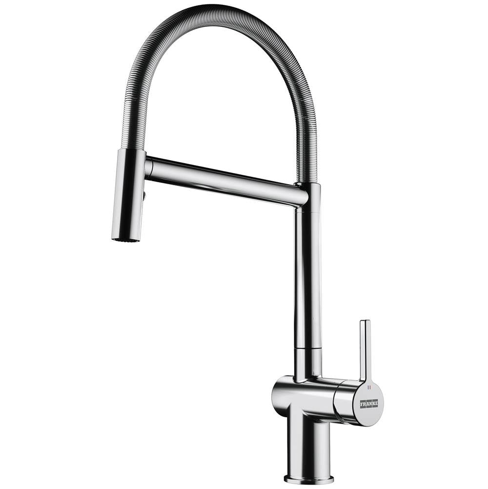 Franke - 16.5-in Single Handle Semi-Pro Faucet in Chrome, ACT-SP-CHR - Polished Chrome
