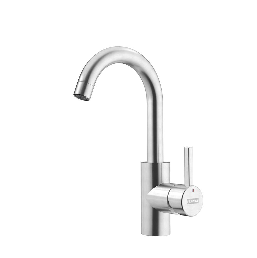 Franke - Eos Neo 11.25-po Single Handle Swivel Spout Bar Faucet in Stainless Steel, EOS-BR-304 - Stainless Steel