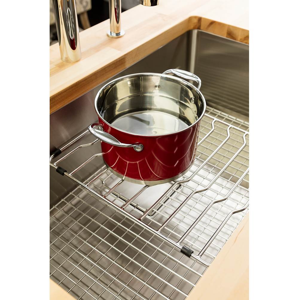Pescara 29.5-in. x 18.5-in. 18 Gauge Stainless Steel Undermount Single Bowl Kitchen Sink - PTX110-28
