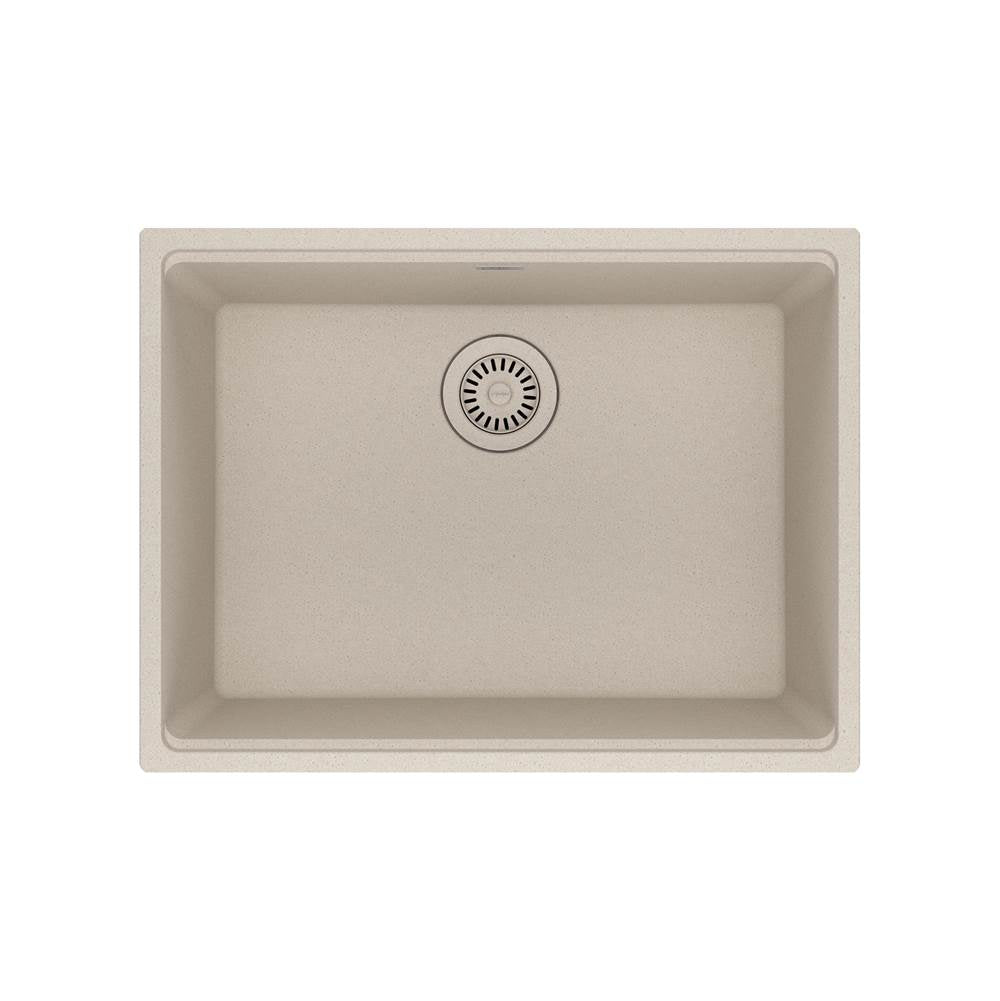 Franke - Maris Undermount 25-in x 18.94-in Granite Single Bowl Kitchen Sink in Champagne - Champagne