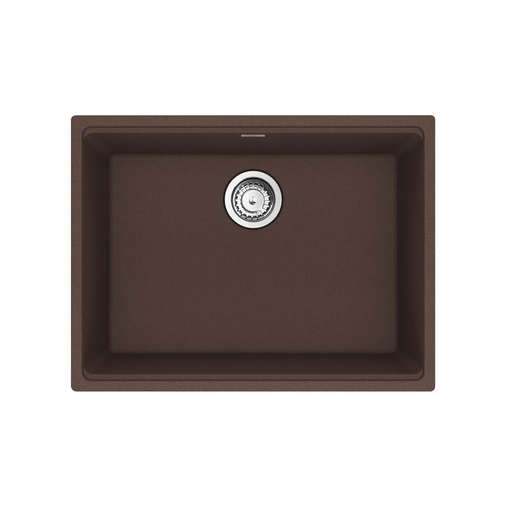 Franke - Maris Undermount 25-in x 18.94-in Granite Single Bowl Kitchen Sink in Mocha - Mocha