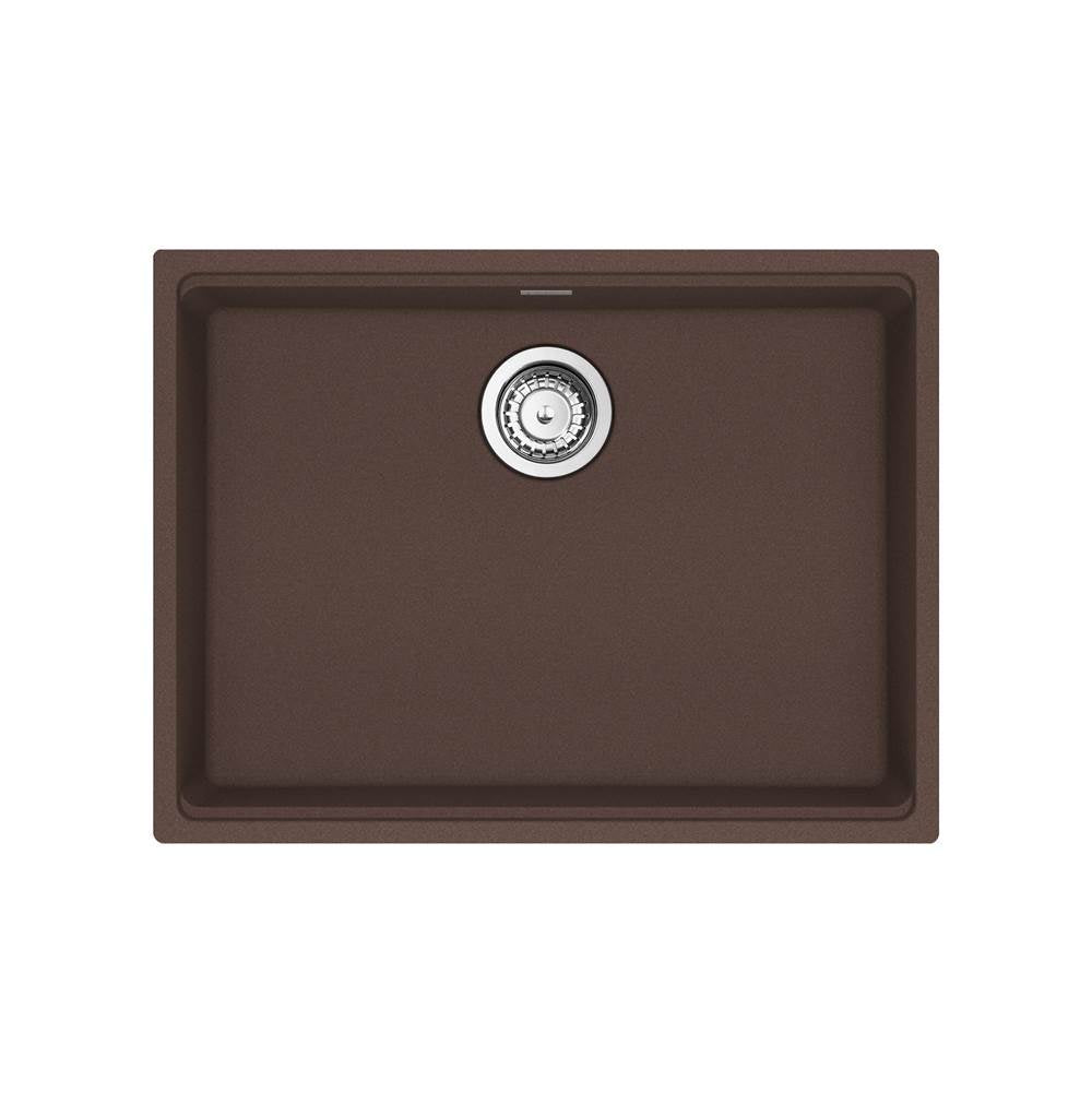 Franke - Maris Undermount 25-in x 18.94-in Granite ADA Single Bowl Sink in Mocha - Mocha