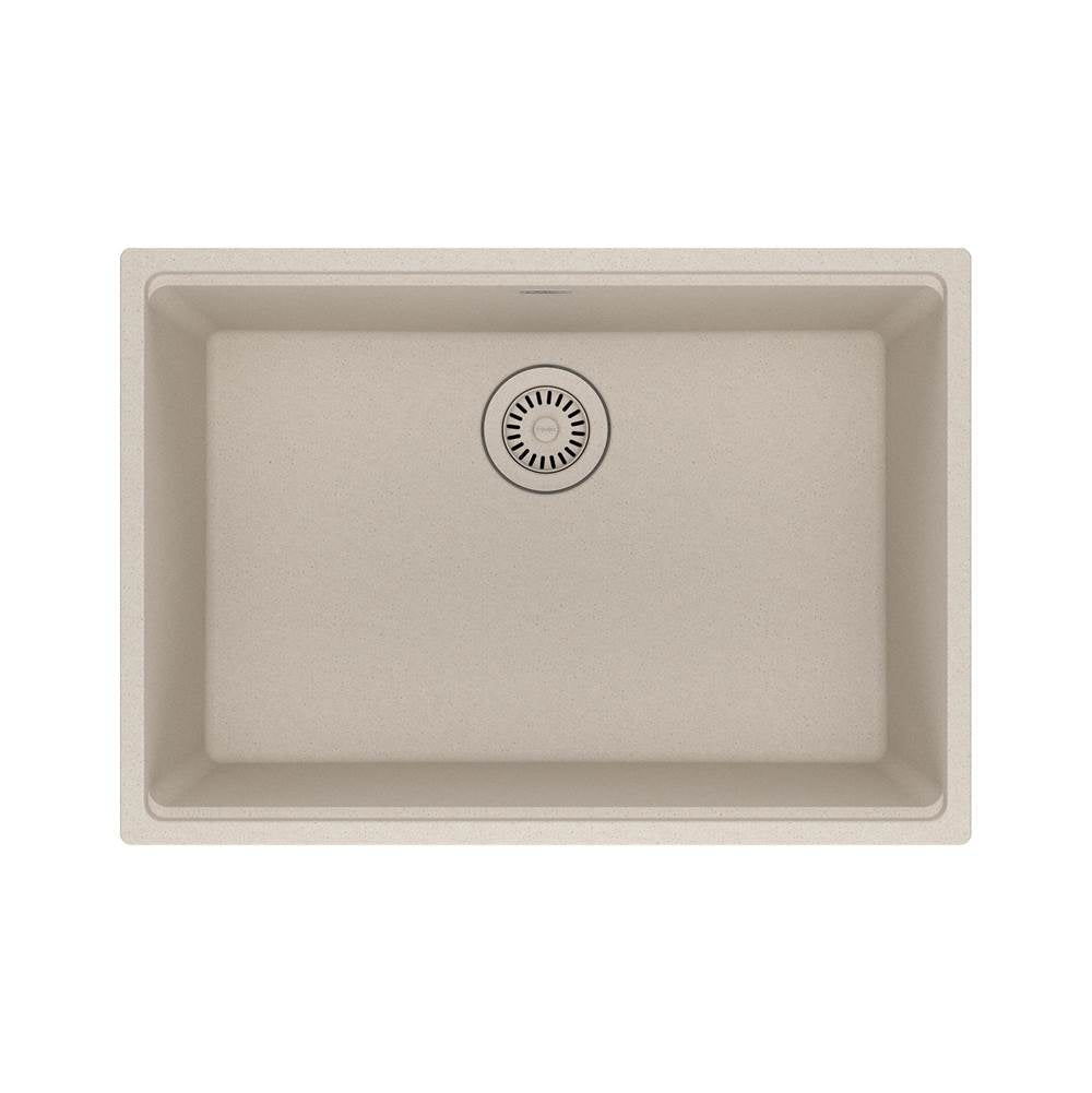 Franke - Maris Undermount 27-in x 19-in Granite Single Bowl Kitchen Sink in Champagne - Champagne