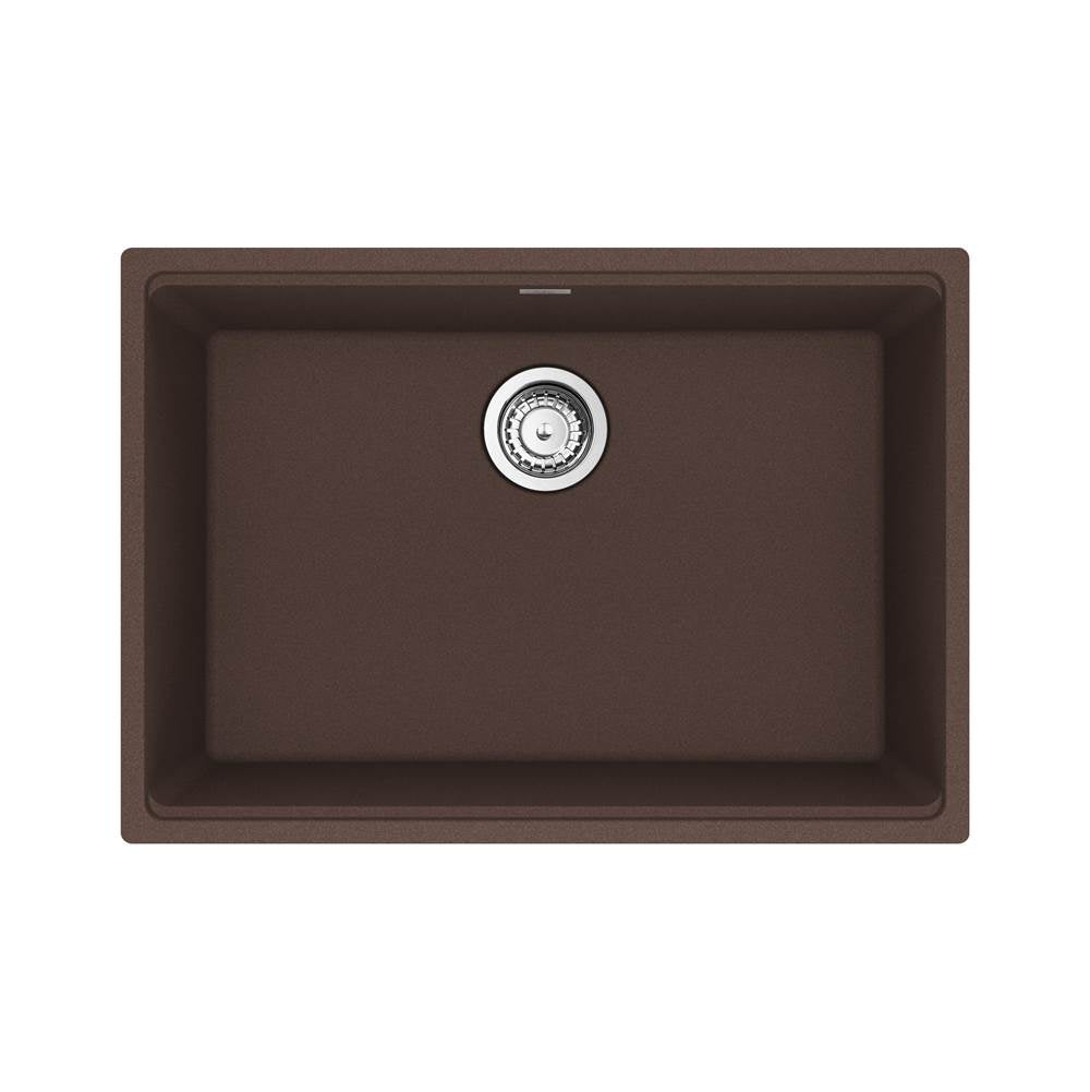 Franke - Maris Undermount 27-in x 19-in Granite Single Bowl Kitchen Sink in Mocha - Mocha