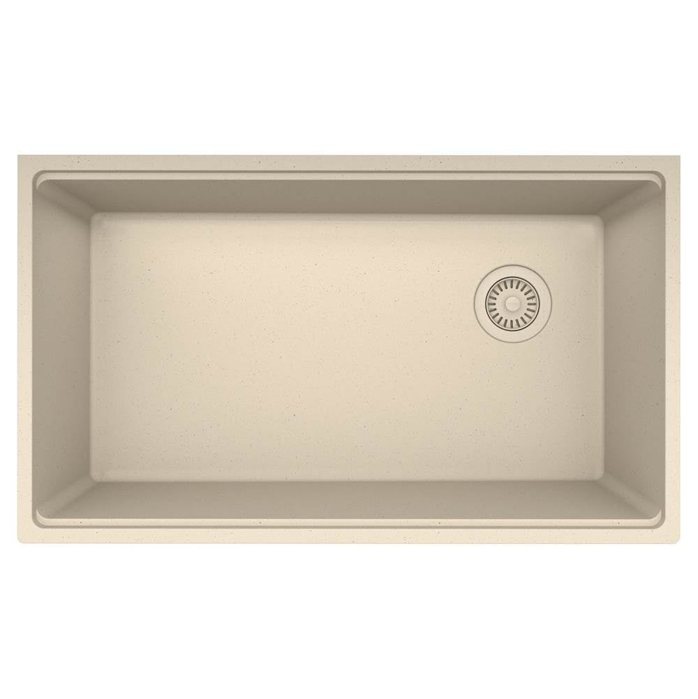 Franke - Maris Undermount 33-in x 19.31-in Granite Single Bowl Kitchen Sink in Champagne - Champagne