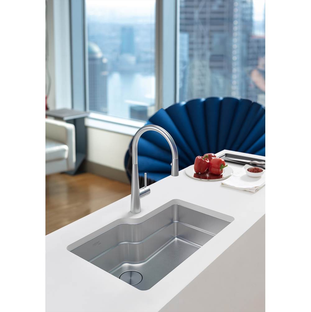 Orca 2.0 31-in. x 20-in. 18 Gauge Stainless Steel Undermount Single Bowl Kitchen Sink - OR2X110-S