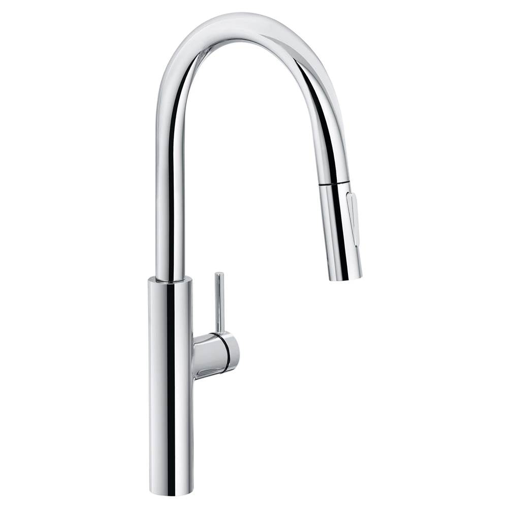 Franke - Pescara 19.7-inch Single Handle Pull-Down Kitchen Faucet in Polished Chrome, PES-PDX-CHR