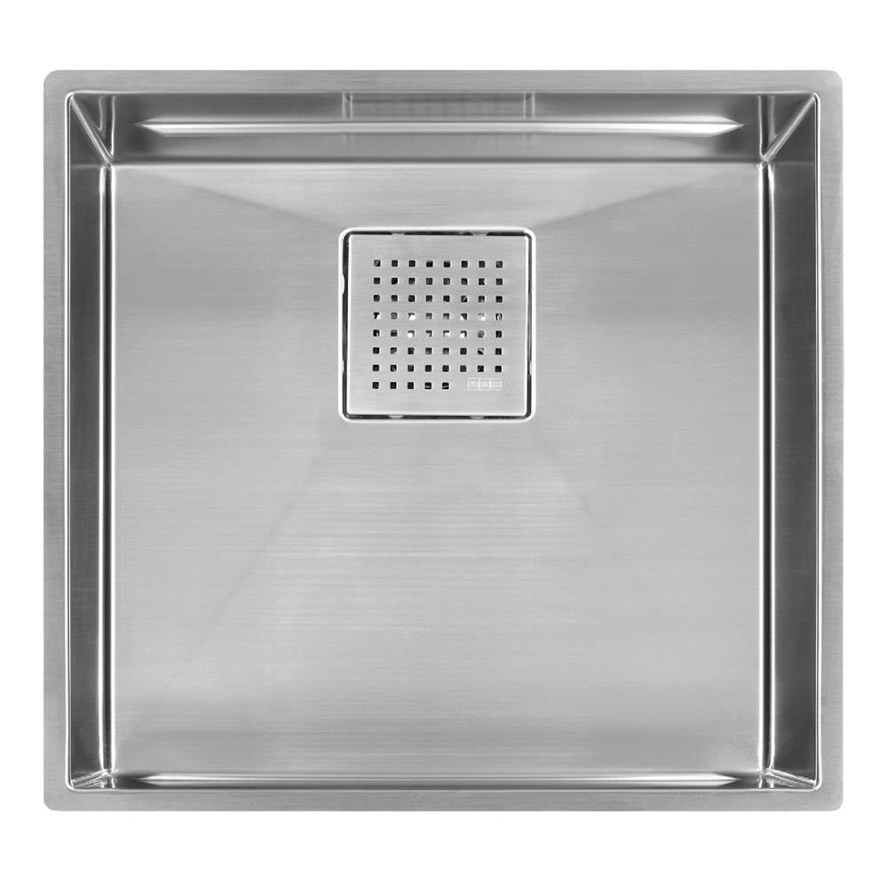 Franke - Peak 19-in. x 18-in. 16 Gauge Stainless Steel Undermount Single Bowl Kitchen Sink - PKX11018 - Stainless Steel
