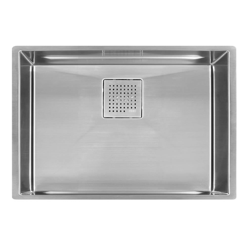 Franke - Peak 26-in. x 18-in. 16 Gauge Stainless Steel Undermount Single Bowl Kitchen Sink - PKX11025 - Stainless Steel