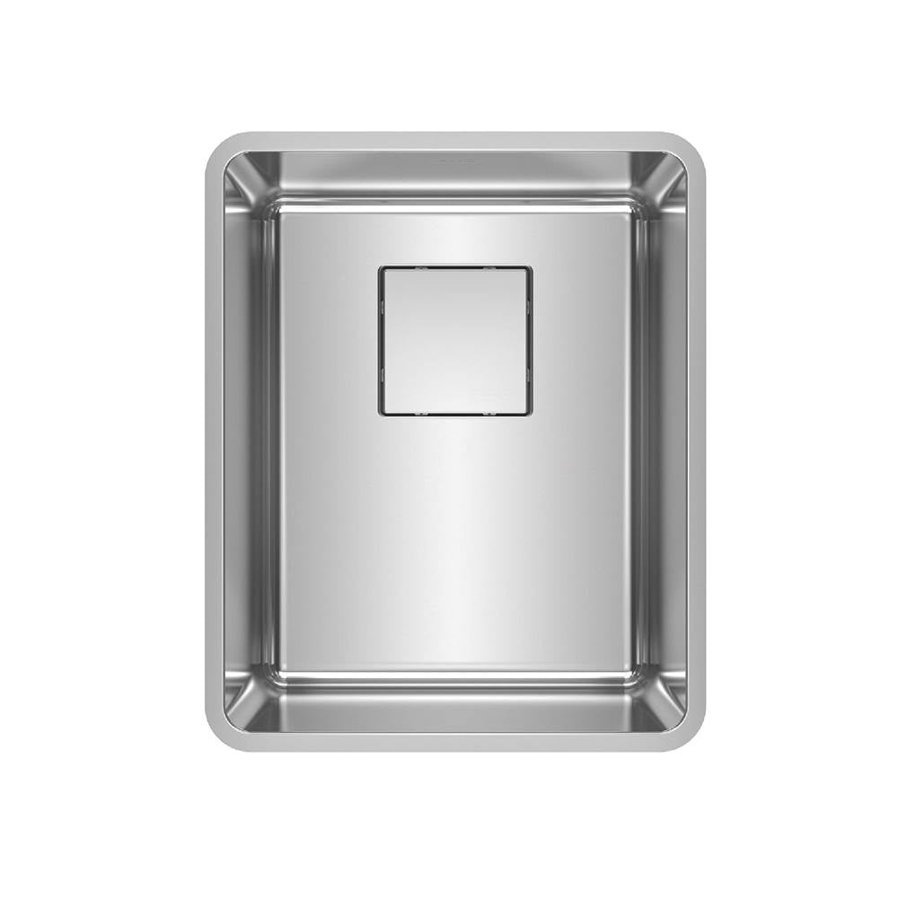 Franke - Pescara 15-in. x 18-in. 18 Gauge Stainless Steel Undermount Single Bowl Kitchen Sink - PTX110-14 - Stainless Steel