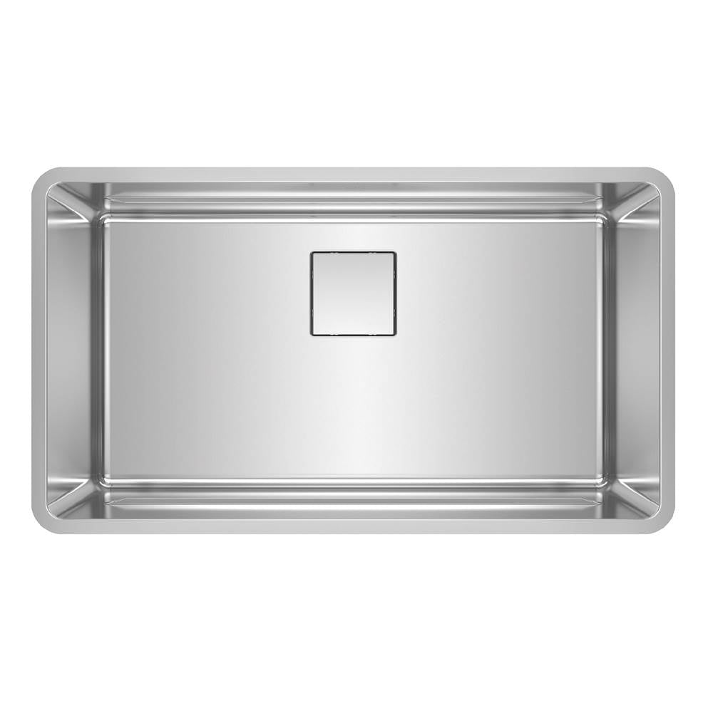 Franke - Pescara 32.5-in. x 18.5-in. 18 Gauge Stainless Steel Undermount Single Bowl Kitchen Sink - PTX110-31 - Stainless Steel