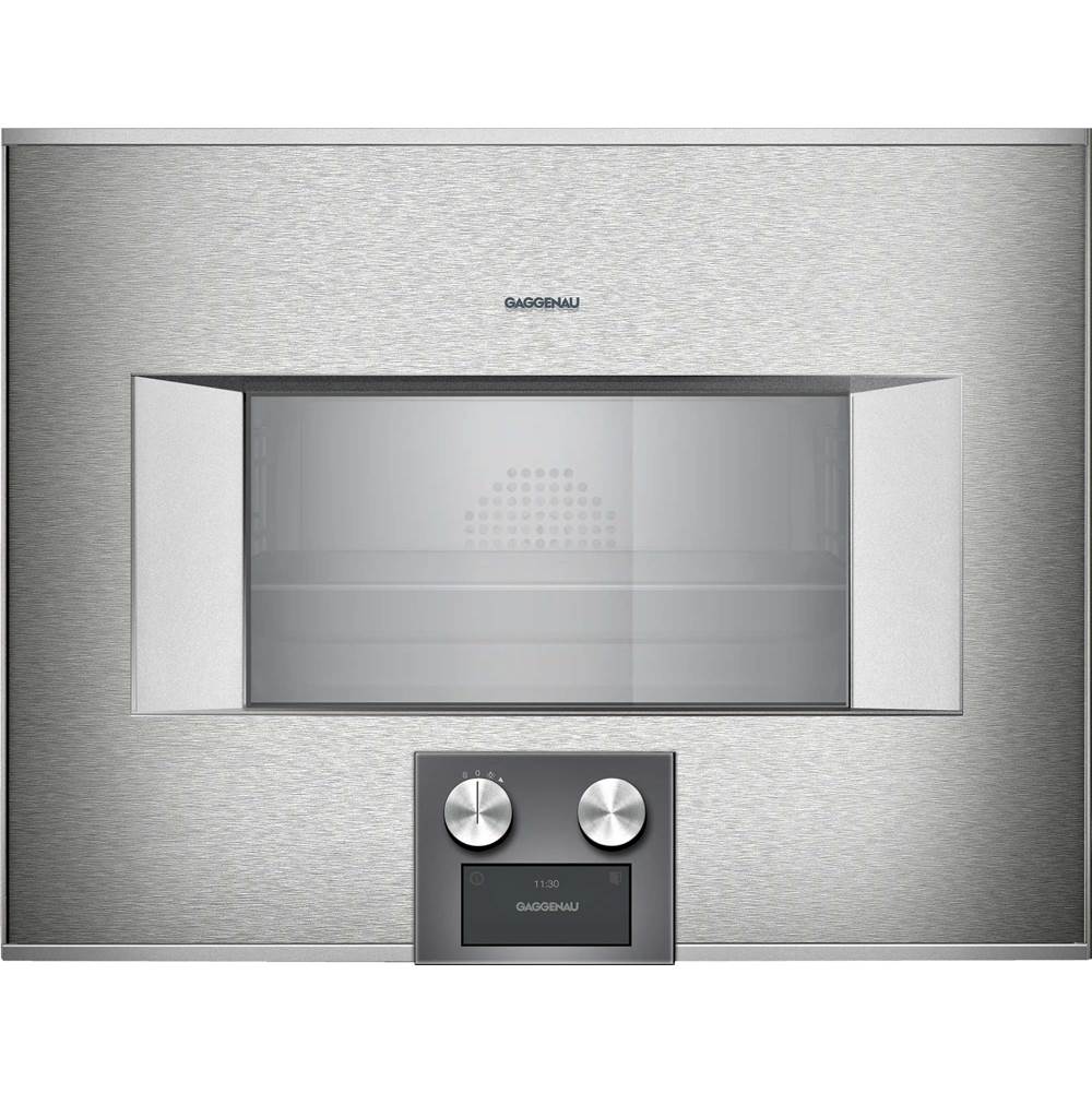 Gaggenau - 400 Series 24'' Combi-Steam Oven, Bottom Controls, Right-Hinged, Plumbed