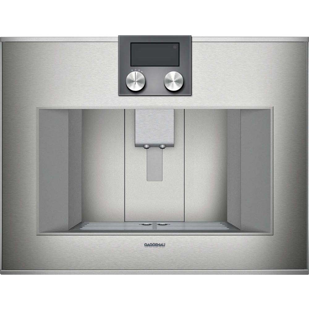 Gaggenau - 400 Series 24'' Tanked Fully Automatic Espresso Machine, Left-Hinged, Top Control, Home Connect