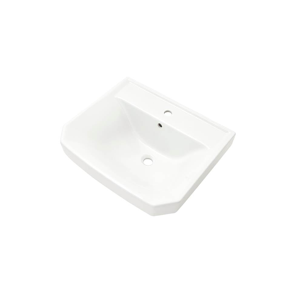 Gerber Plumbing - Viper Petite Ped Top 21.88''x18.5'' Single Hole White - White