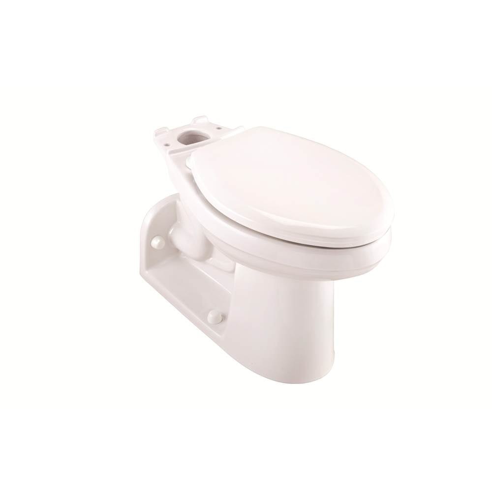 Maxwell 1.28gpf Floor Mount Back Outlet ADA Elongated Bowl White
