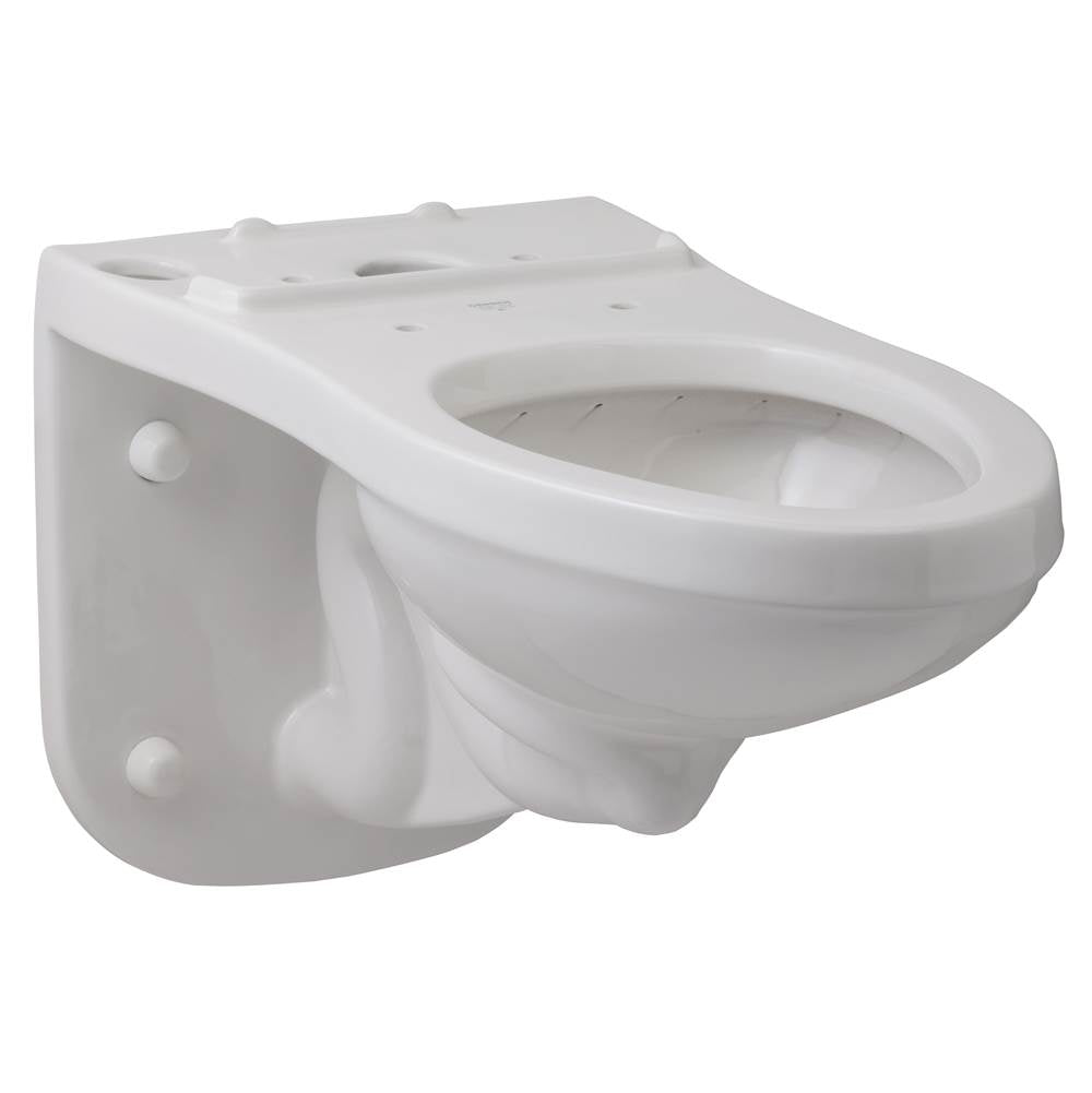 Ultra Flush 1.28gpf Wall Hung Back Outlet Elongated Bowl White