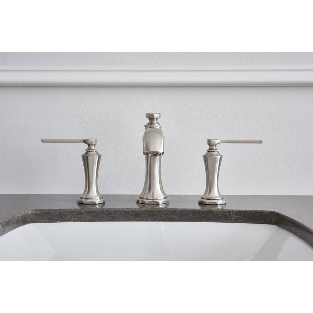 Draper 2H Widespread Lavatory Faucet w/ Metal Pop-Up Drain 1.2gpm Brushed Nickel