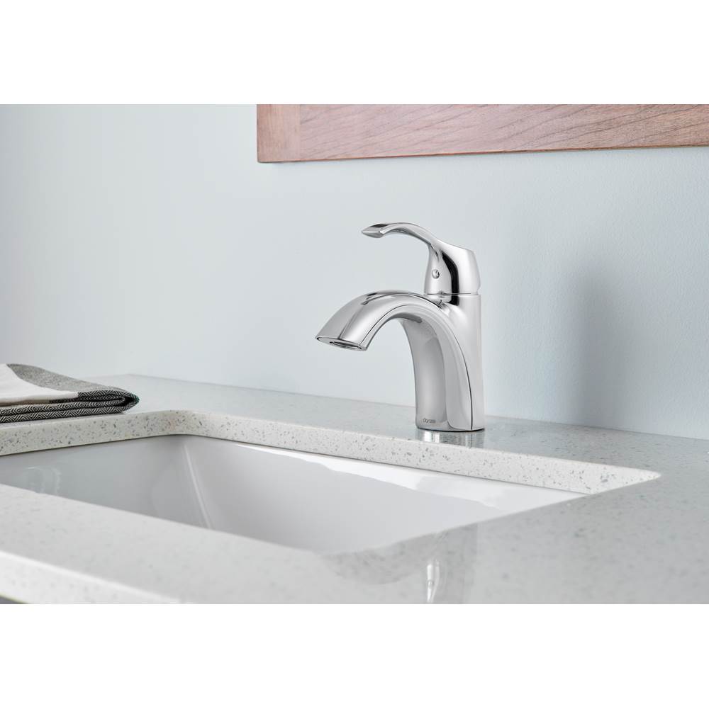 Antioch 1H Lavatory Faucet Single Hole Mount w/ 50/50 Touch Down Drain 1.2gpm Chrome