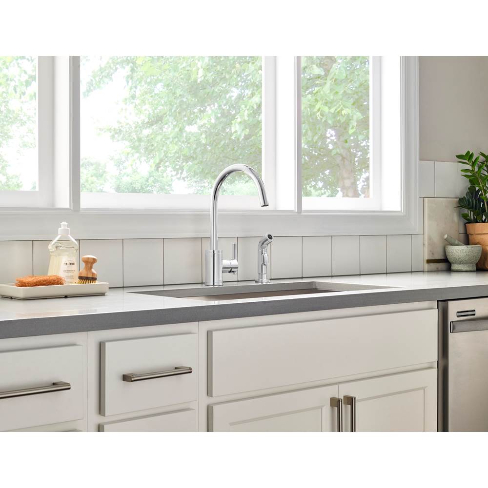 Parma 1H Kitchen Faucet w/ Spray 1.75gpm/2.2gpm Chrome