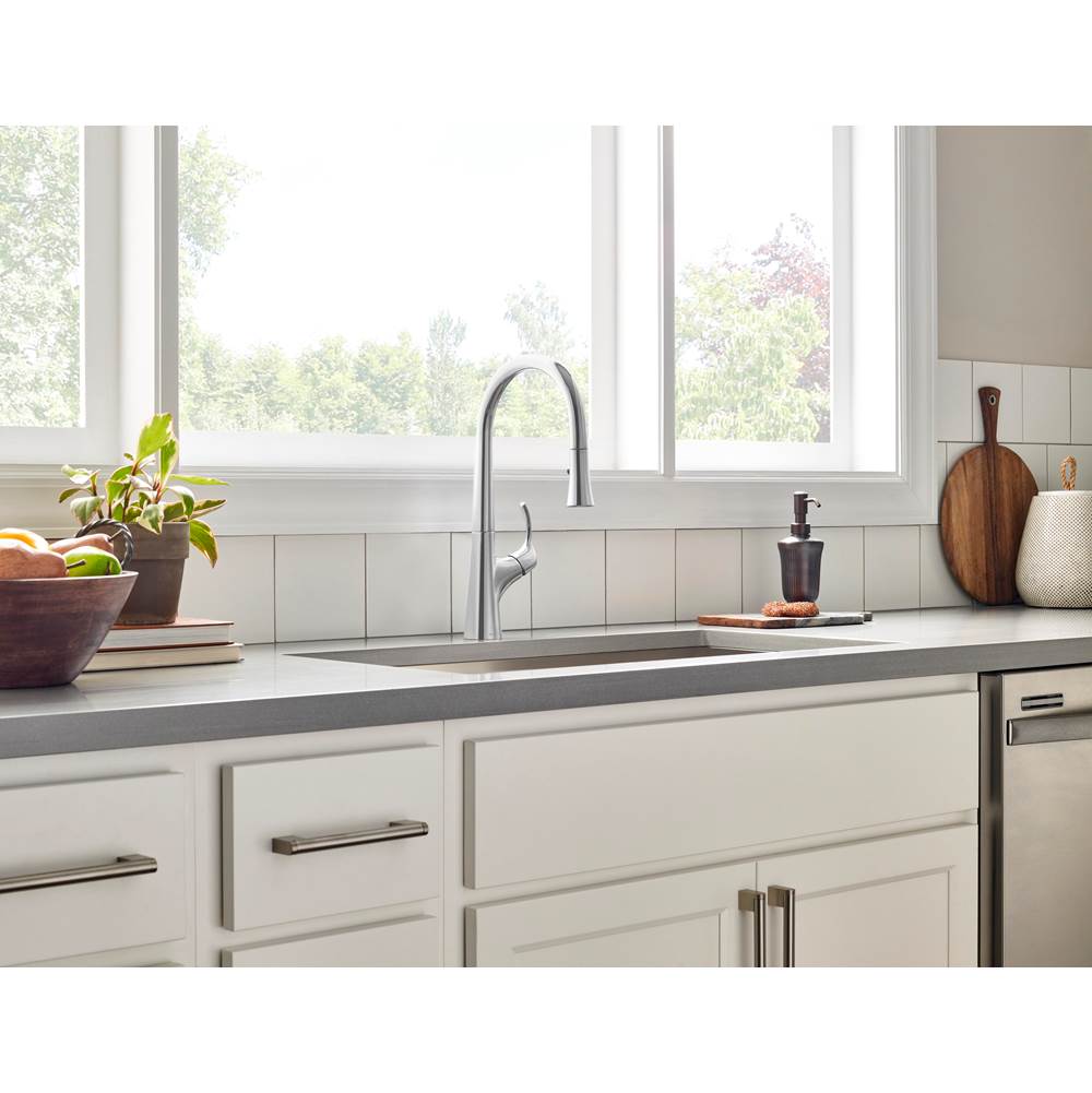 Antioch 1H Pull-Down Kitchen Faucet w/ Snapback 1.75gpm Chrome